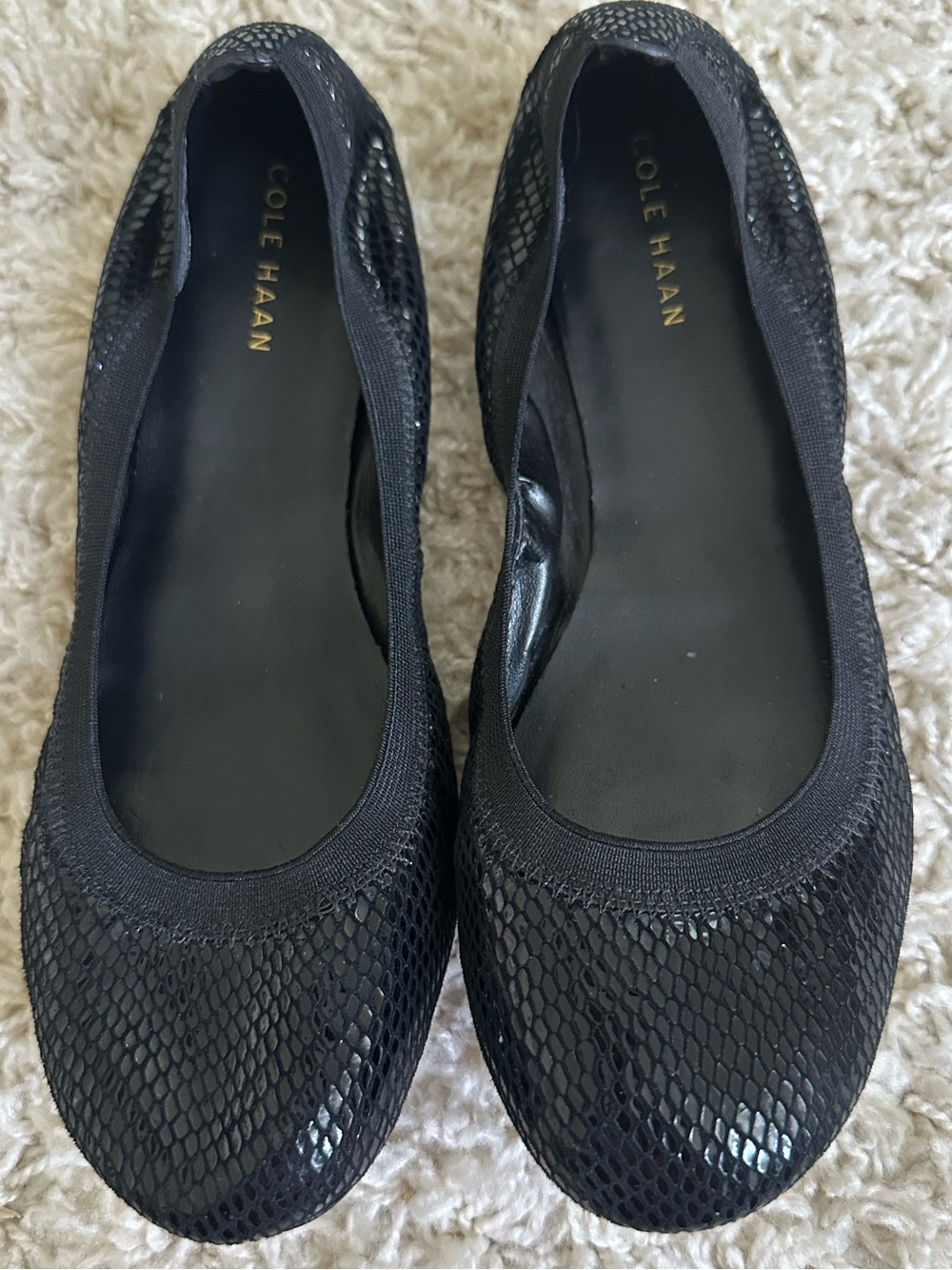 Cole Haan Women’s Tound Toe Ballet Flats In Size 7.5